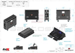 Santosom XSM-GMA3onPC Flight Case for GrandMA3 onPC Command Wing & Fader Wing by Santosom