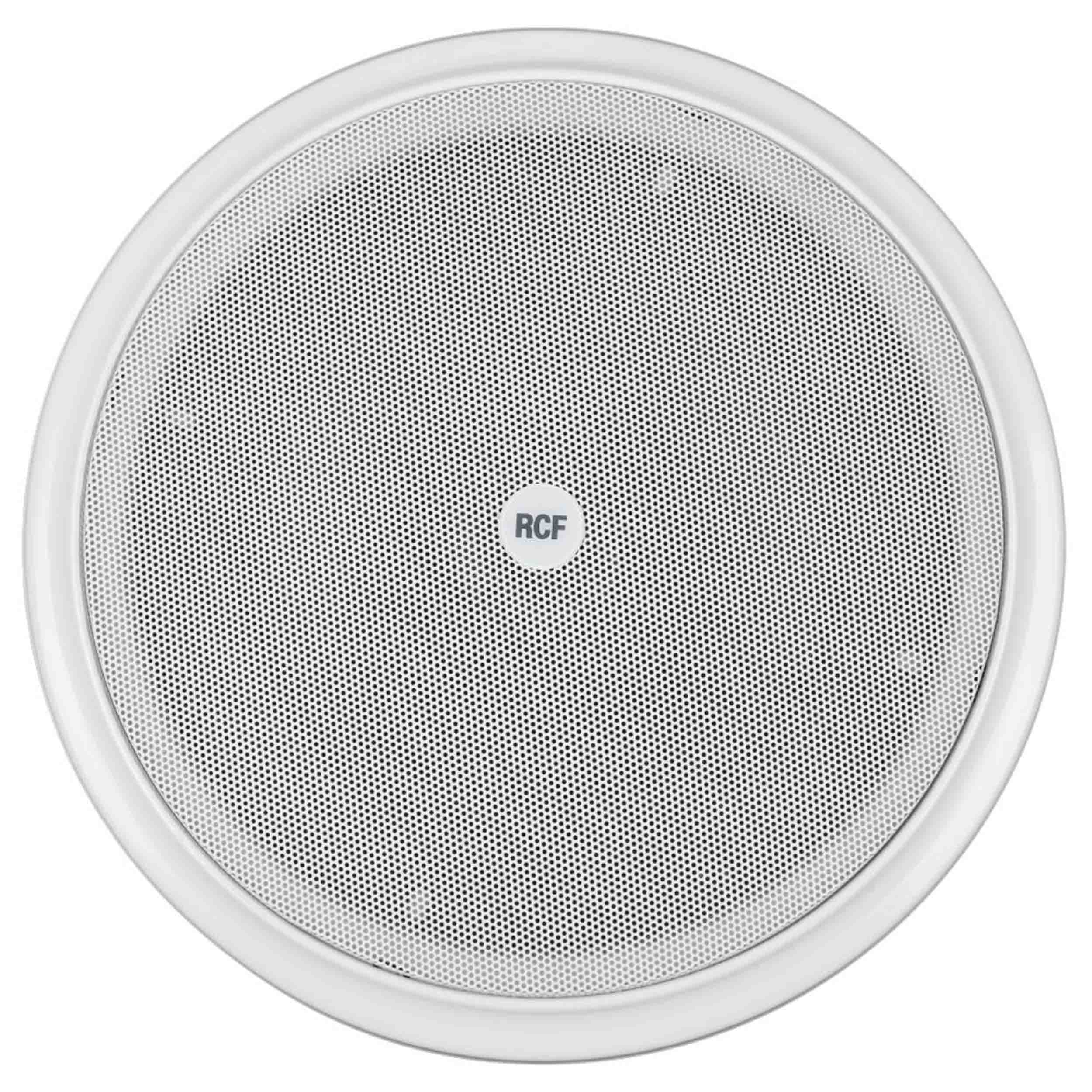 RCF PL 82EN 8-Inch 2-Way Ceiling Speaker Metal Fire Dome White - 20 W by RCF