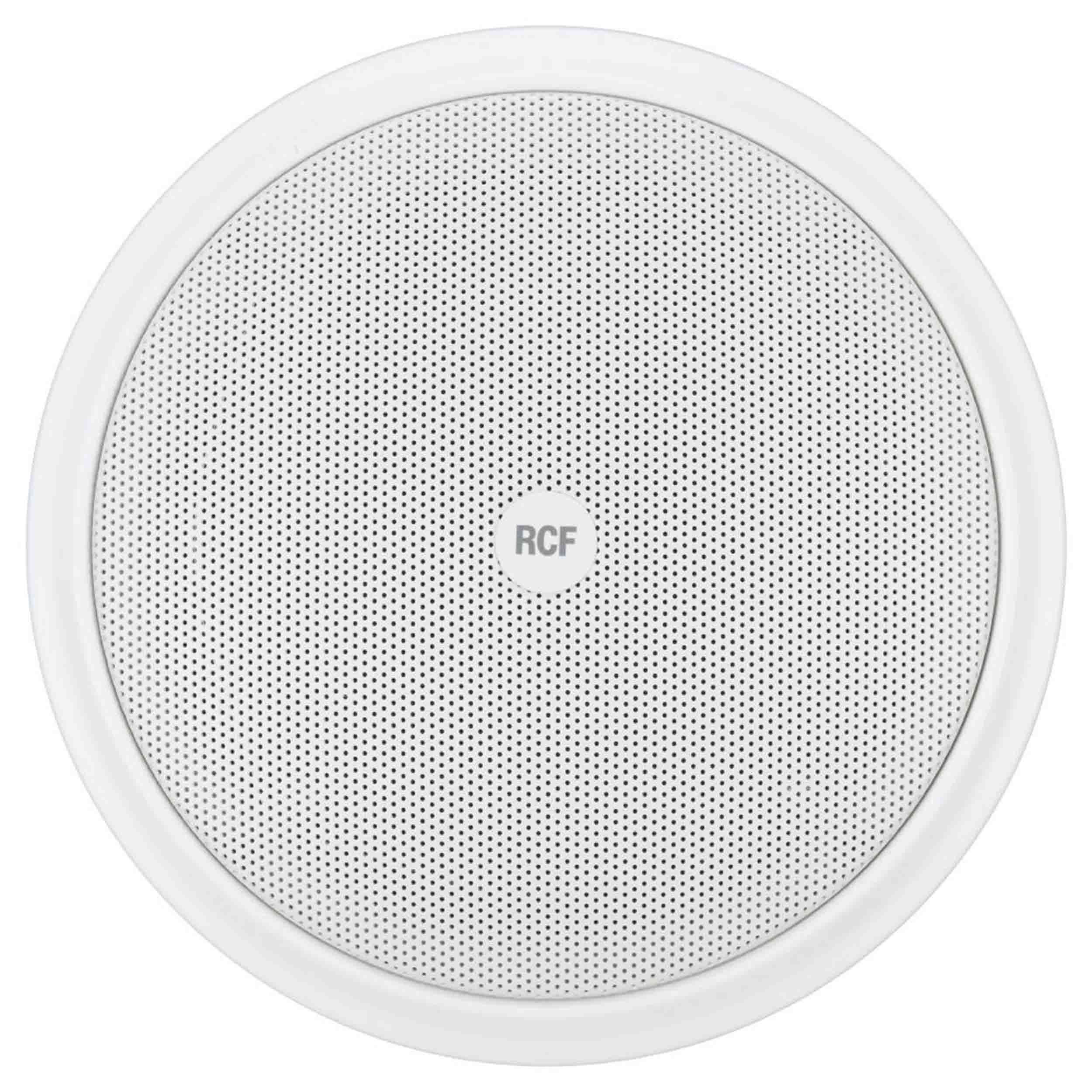RCF PL 70EN 6-Inch Ceiling Speaker with Fire Dome EN54-24 - White by RCF
