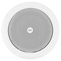 RCF PL68-EN 6-Inch Passive Coaxial Ceiling Speaker with Fire Dome White - 24W by RCF