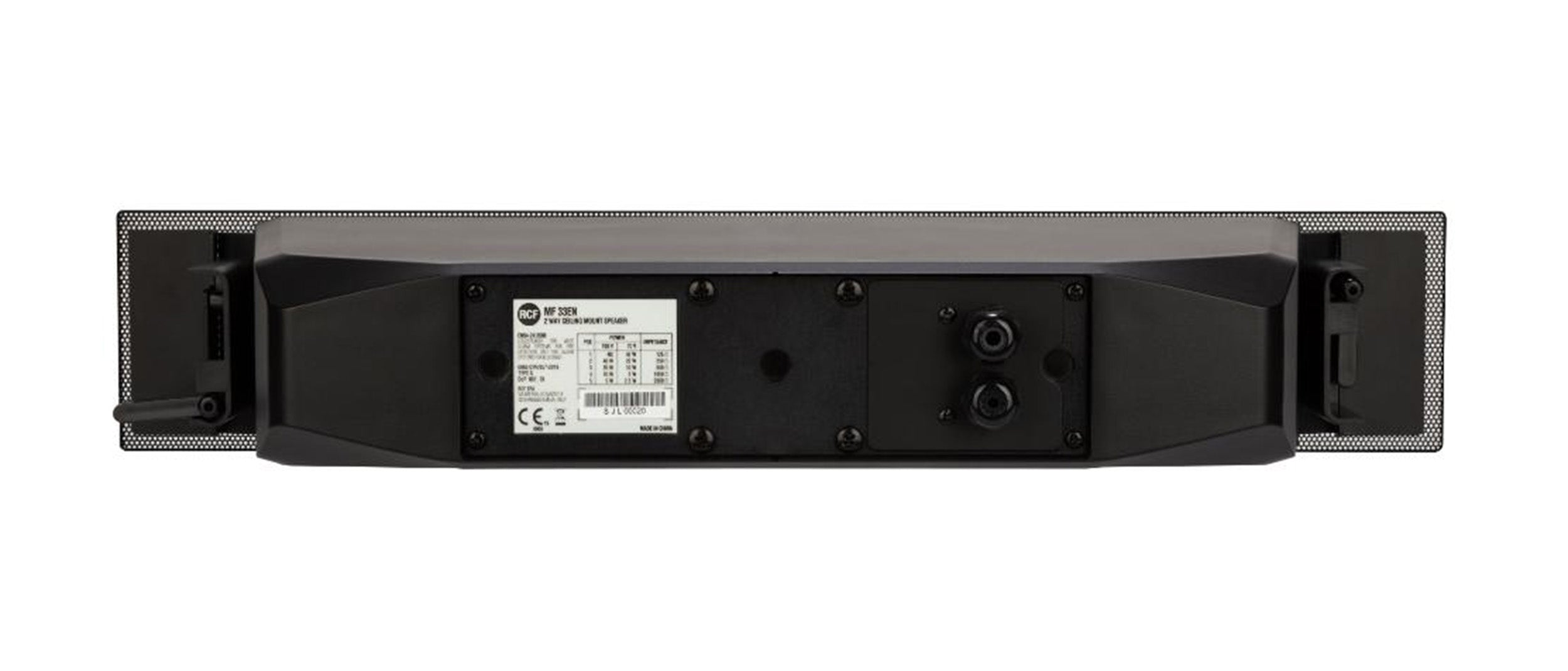RCF MF33-EN Dual 3-Inch 2-Way Passive Recessed Ceiling Speaker 160W - 70/100V by RCF