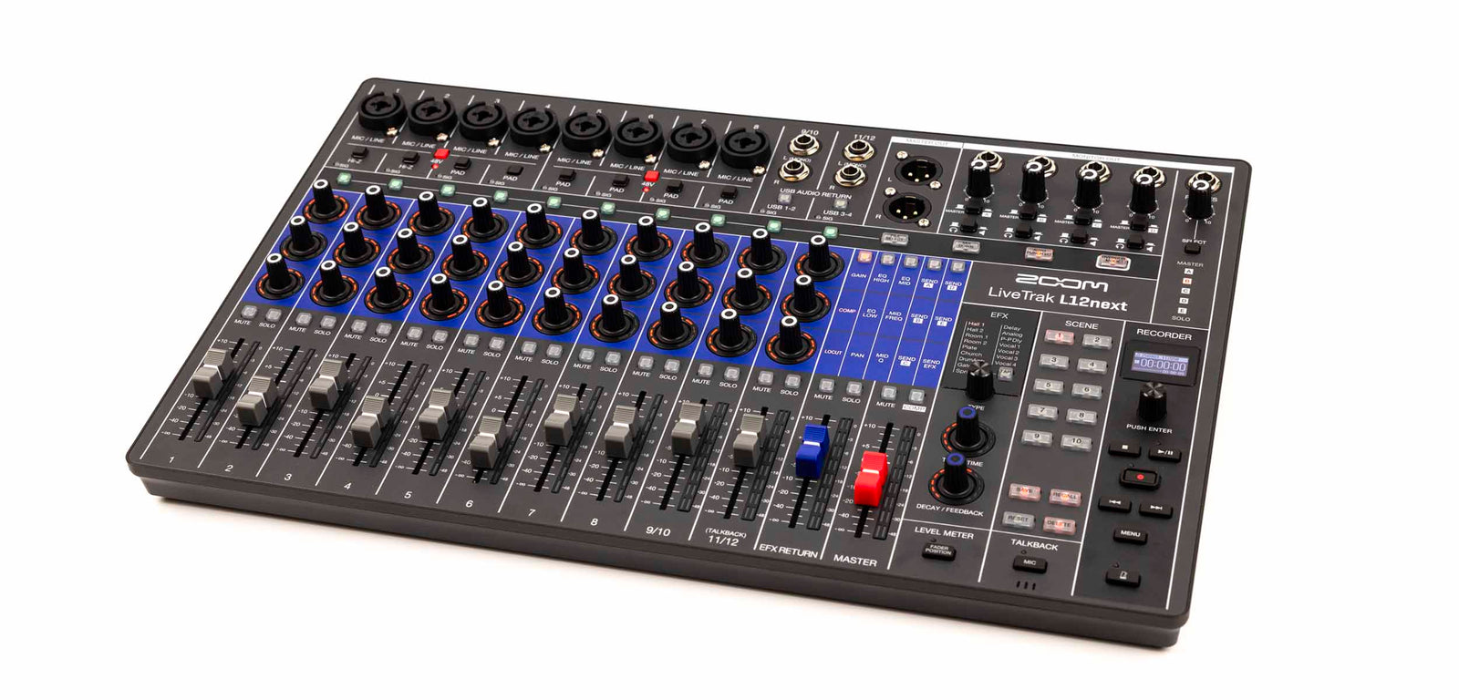 Zoom ZL12NEXT Professional Analog-Style Digital Audio Mixer with 5 Monitor Outputs by Zoom