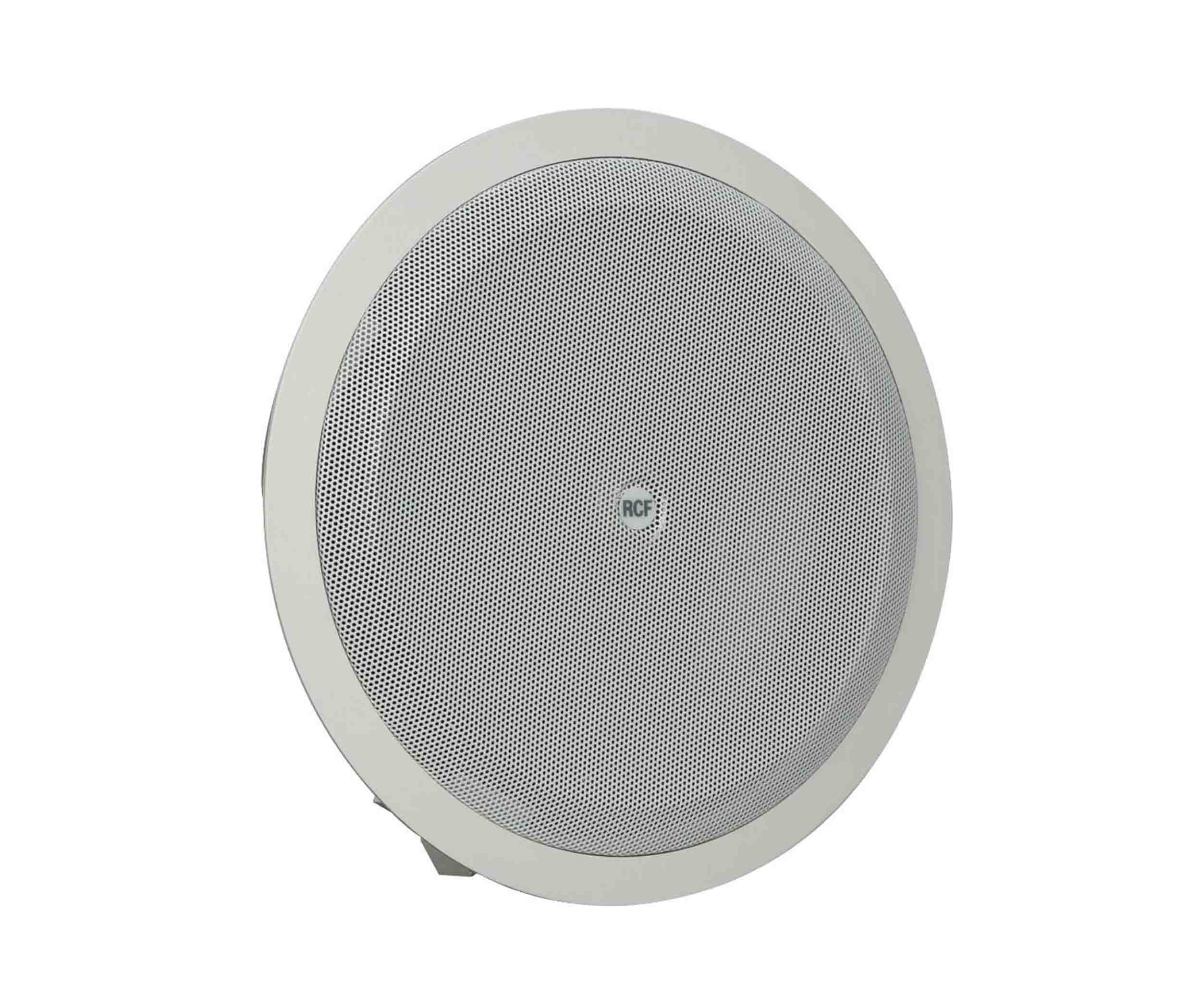 RCF PL8X 2-Way Coaxial Ceiling Passive Speaker with Transformer 8" Woofer, 80W - 70/100V by RCF
