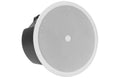 RCF CMR-50T-W 5-Inch Two-Way Ceiling Monitor Speaker with Transformer White - 40 Watt by RCF