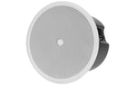 RCF CMR-60T-W 6.5-Inch Two-Way Ceiling Monitor Speaker with Transformer White - 80 Watt by RCF