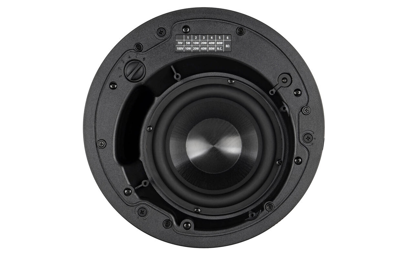 RCF CMR-S-60T-W 6.5-Inch Two Way Ceiling Subwoofer with Transformer White - 320W by RCF