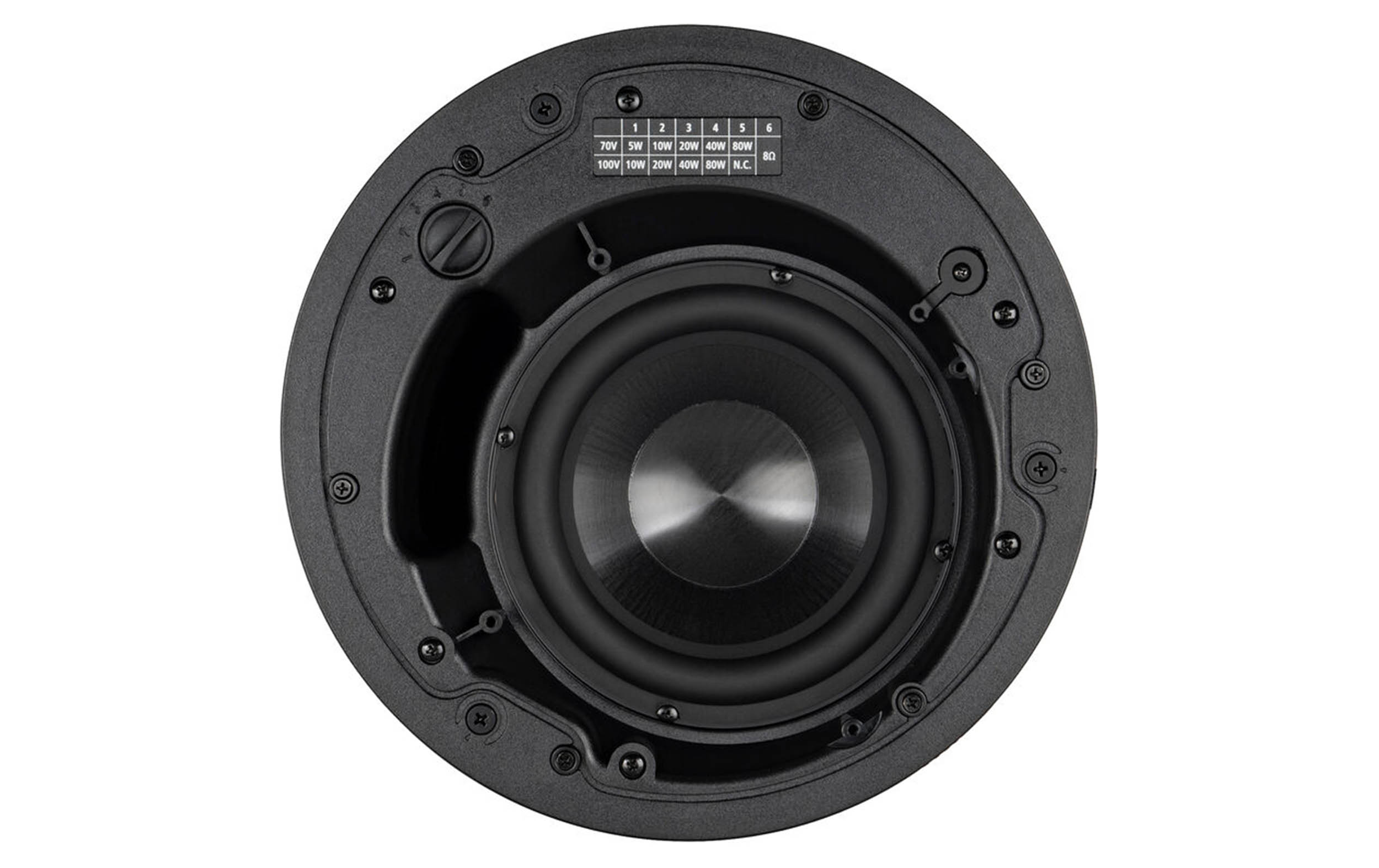RCF CMR-S-60T-W 6.5-Inch Two Way Ceiling Subwoofer with Transformer White - 320W by RCF