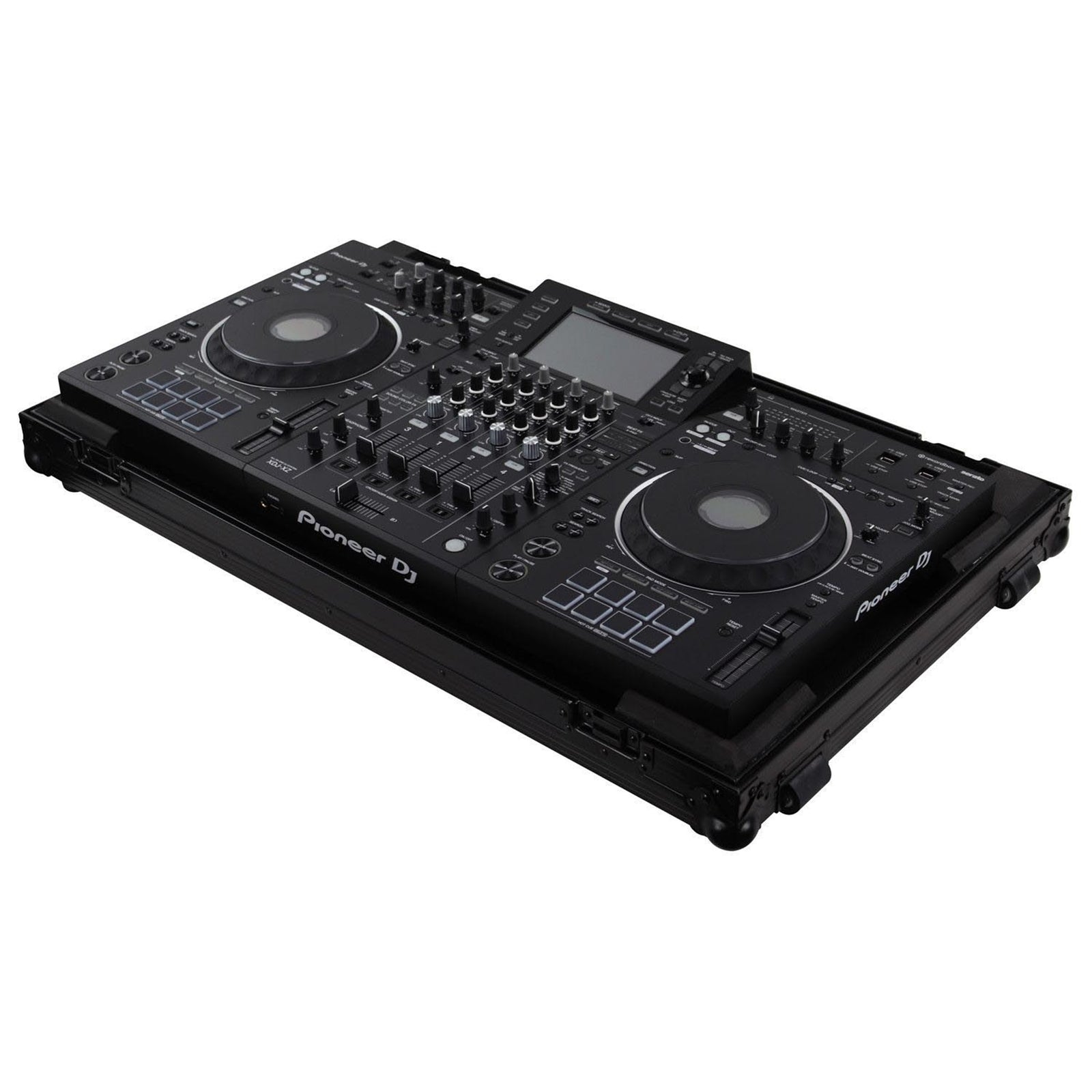 B-Stock: Odyssey FZPIXDJXZWBL Black Label Low Profile Case for Pioneer XDJ-XZ DJ System with Wheels by Odyssey