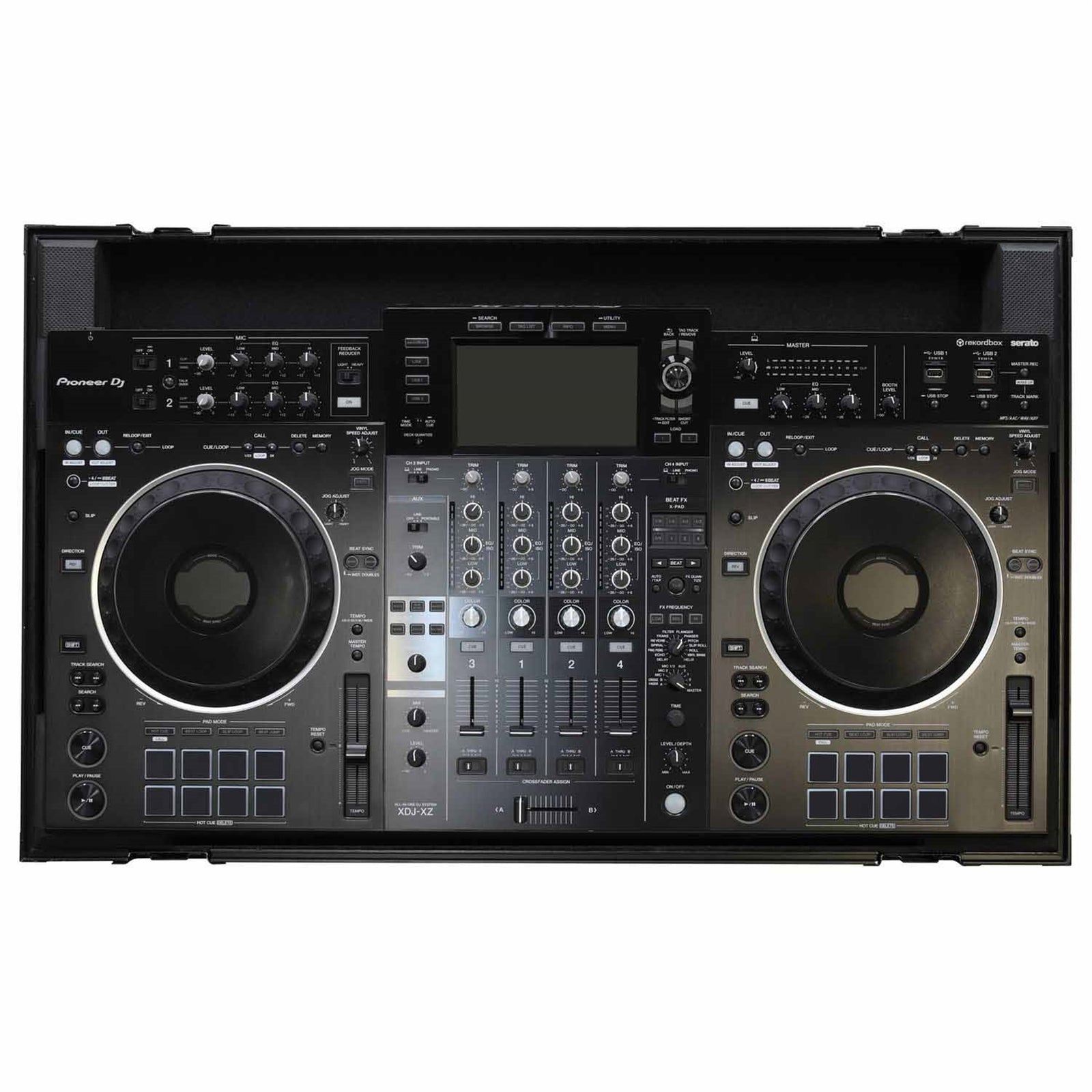 B-Stock: Odyssey FZPIXDJXZWBL Black Label Low Profile Case for Pioneer XDJ-XZ DJ System with Wheels by Odyssey