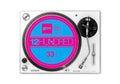 Mixmats 12HUNDRED Pink/Light Blue 12-Inch Turntable Slipmat by Mixmats