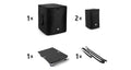 LD Systems D18G4XBAGSET Transport Set of Castor Board and Protective Covers for DAVE 18 G4X by LD Systems