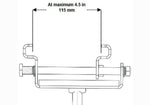 Odyssey LACTENTCLAMPB, 220 lbs Load Tent Clamp in Black by Odyssey
