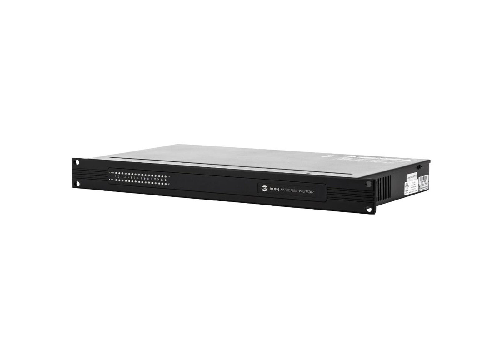 RCF DX-1616 High-Performance 16×16 Matrix Audio Processor - Black by RCF
