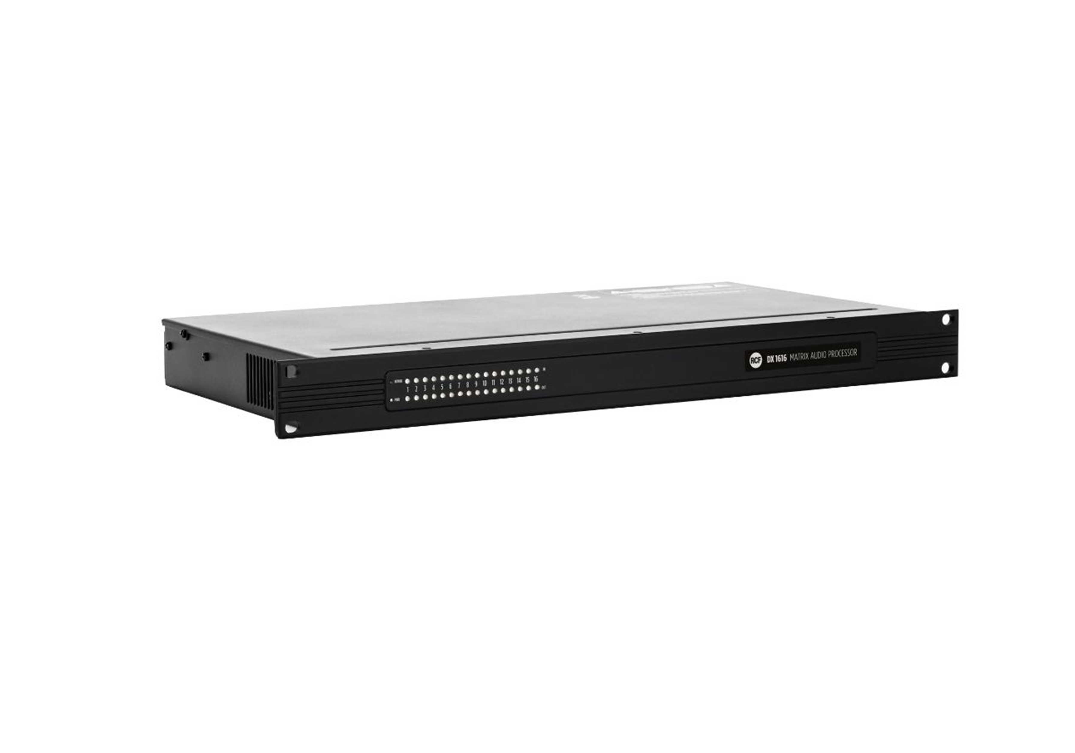 RCF DX-1616 High-Performance 16×16 Matrix Audio Processor - Black by RCF