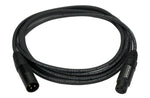 Whirlwind DKF25BK XLR Female to XLR Male AES/EBU Cable with Gold Contacts Black - 25 Feet by Whirlwind