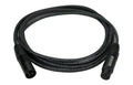 Whirlwind DKF50BK XLR Female to XLR Male AES/EBU Cable with Gold Contacts Black - 50 Feet by Whirlwind