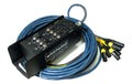 Whirlwind MLTSN4X4-50 Medusa 4-Channel Drop Snake with DI Boxes - 50 ft by Whirlwind