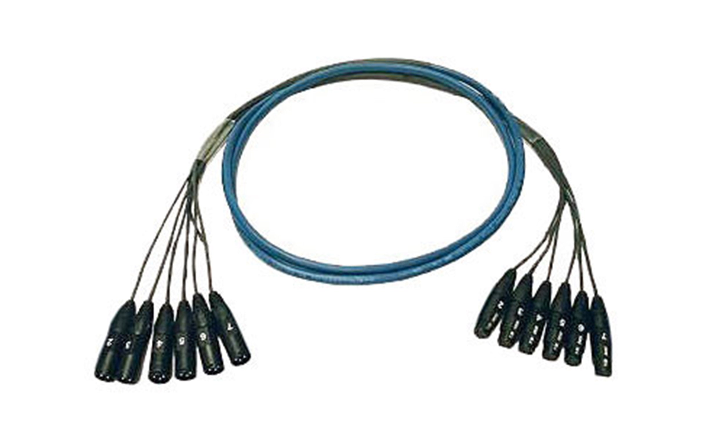 Whirlwind MT-6-F-M-25 Medusa 6-Channel XLR Female to XLR Male Snake Cable - 25 ft by Whirlwind