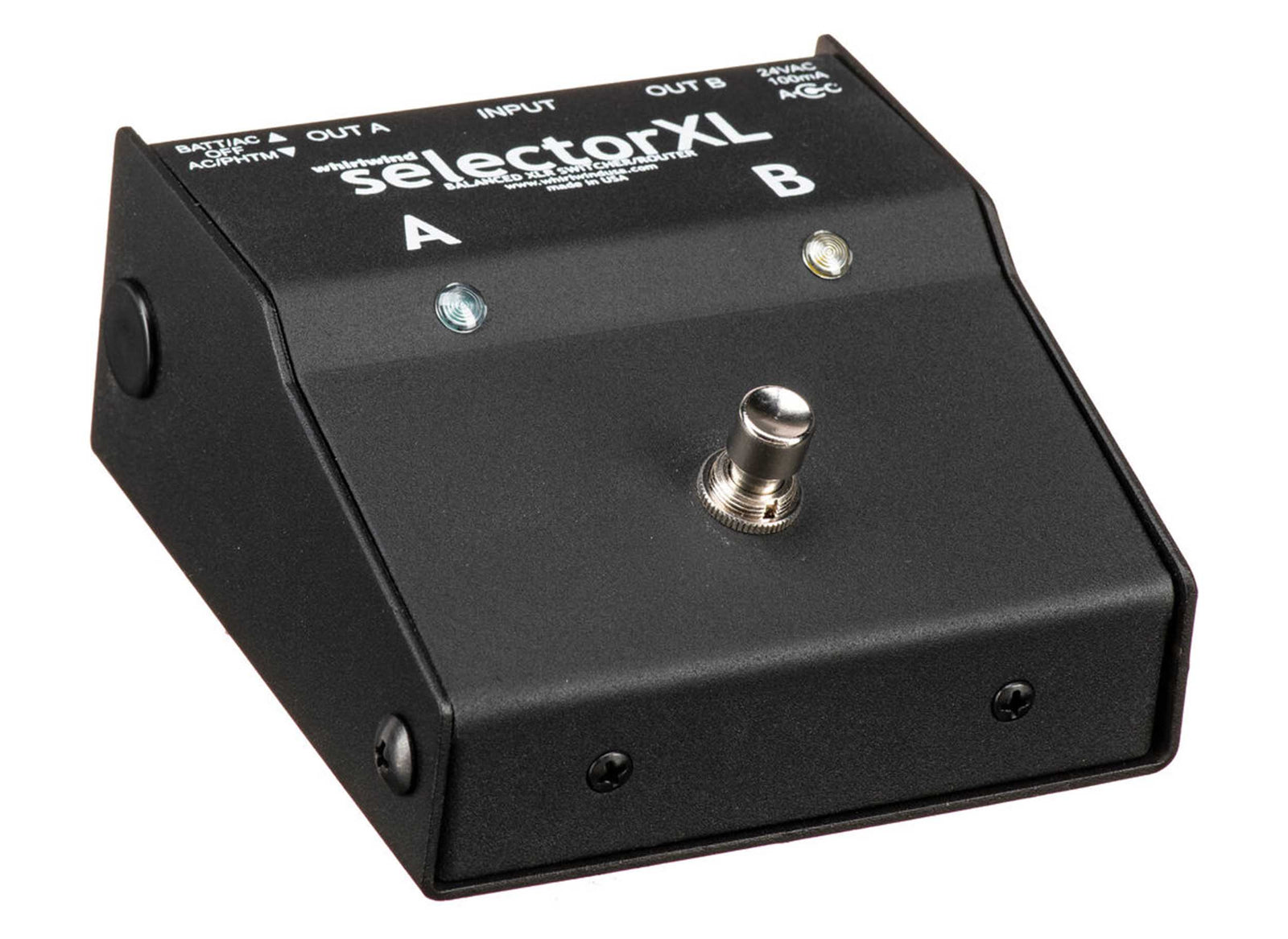 Whirlwind SELXL Footswitch Microphone Output Controller with XLR I/O by Whirlwind