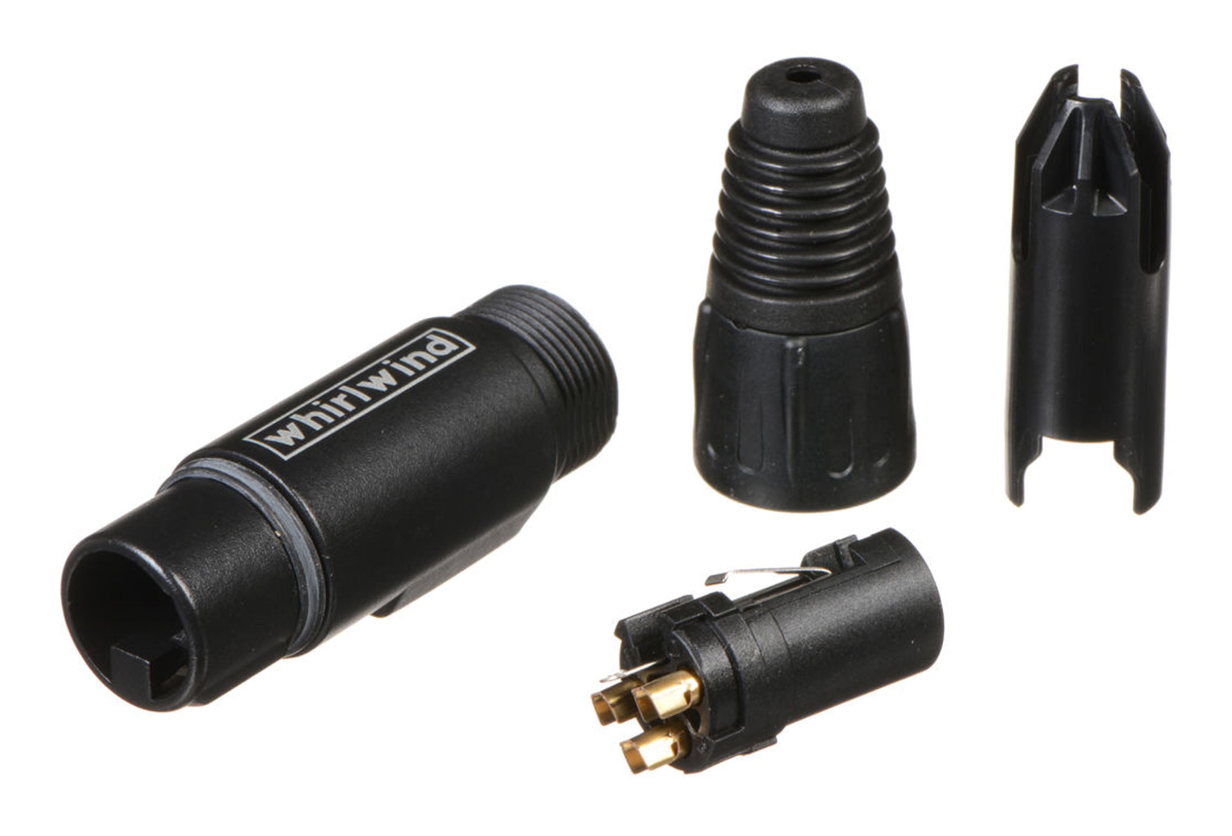 Whirlwind WI3F-BK Inline Female XLR Audio Connector - Black by Whirlwind