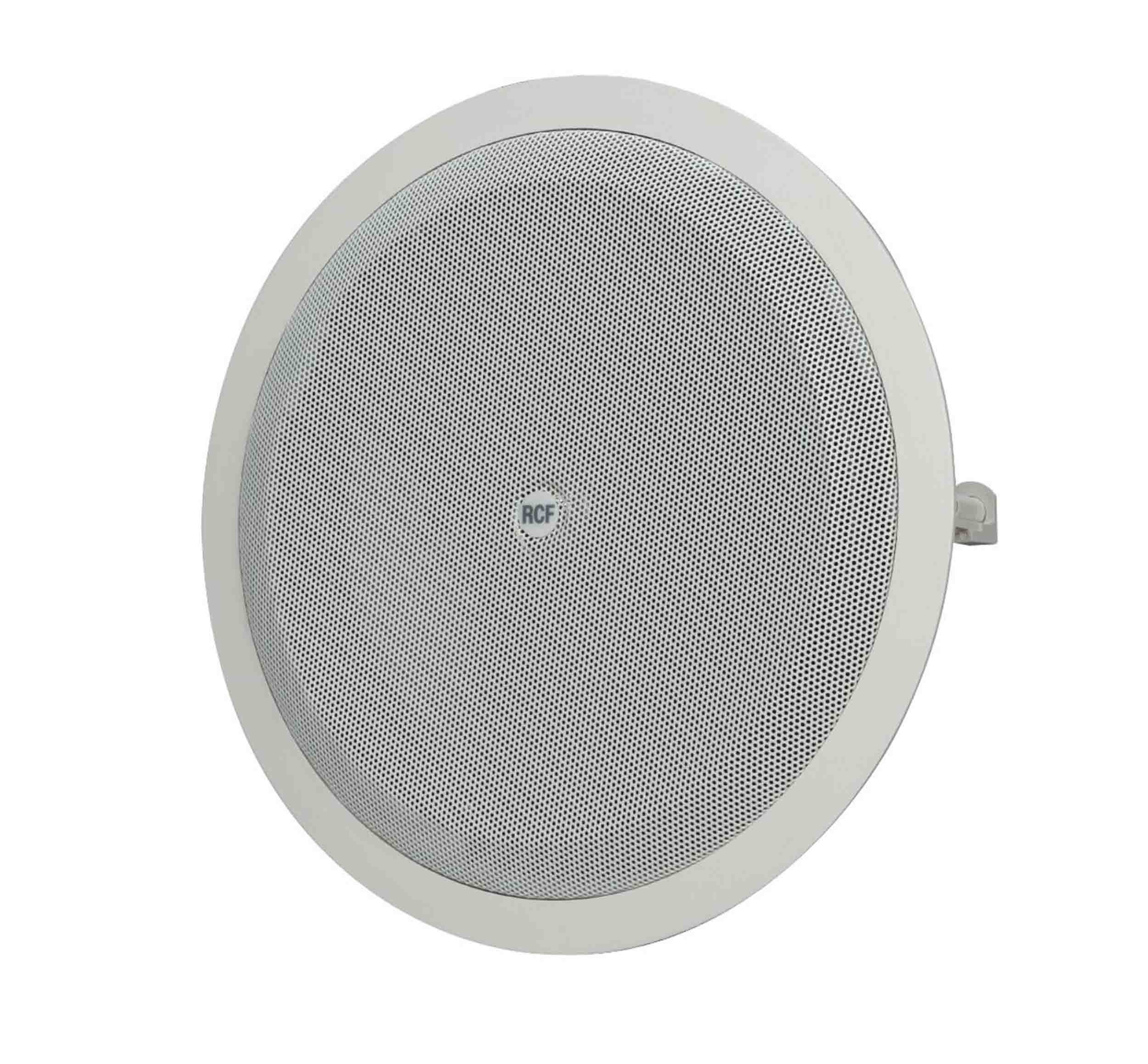 RCF PL8X W Coaxial Ceiling Speaker with 8-Inch Woofer - White by RCF