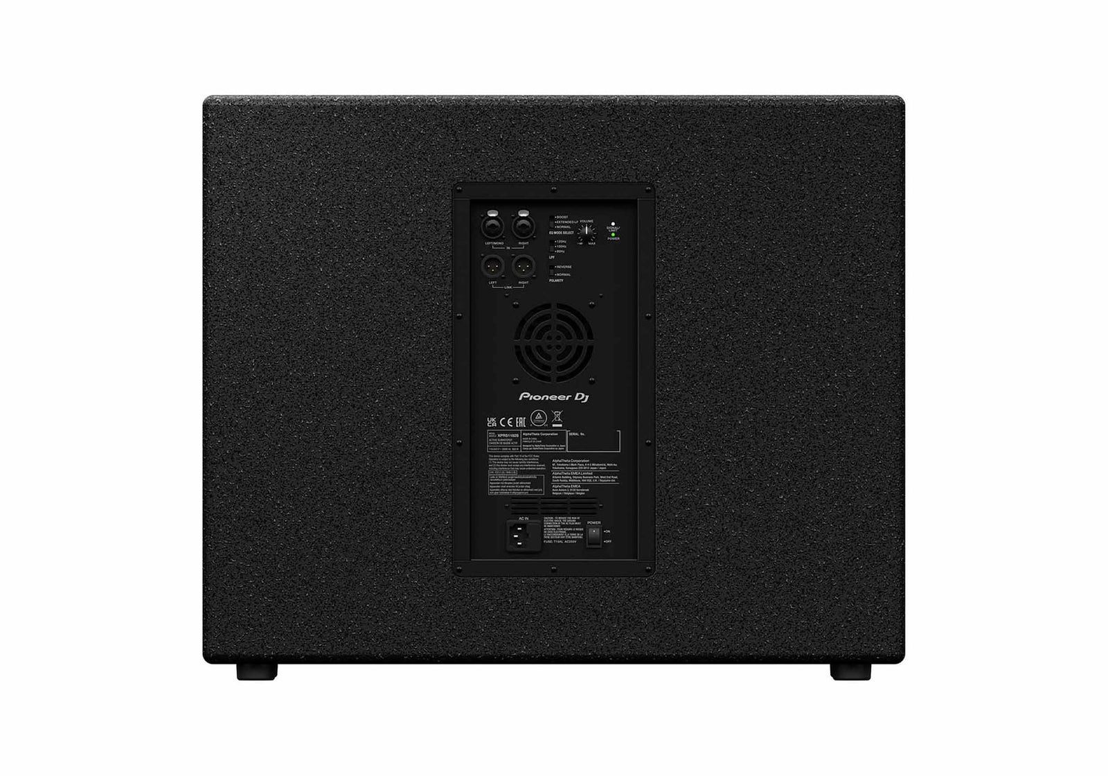 Pioneer DJ XPRS1182ST 18-Inch Reflex Loaded Active Subwoofer - 4000 W by Pioneer DJ