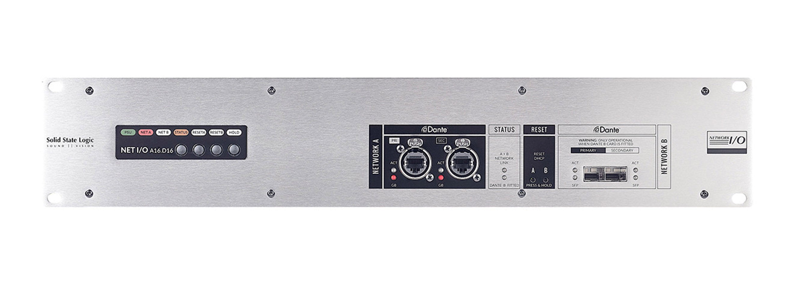 Solid State Logic A16.D16 Mixed Format I/O Audio Converter with Dante Interface by SSL