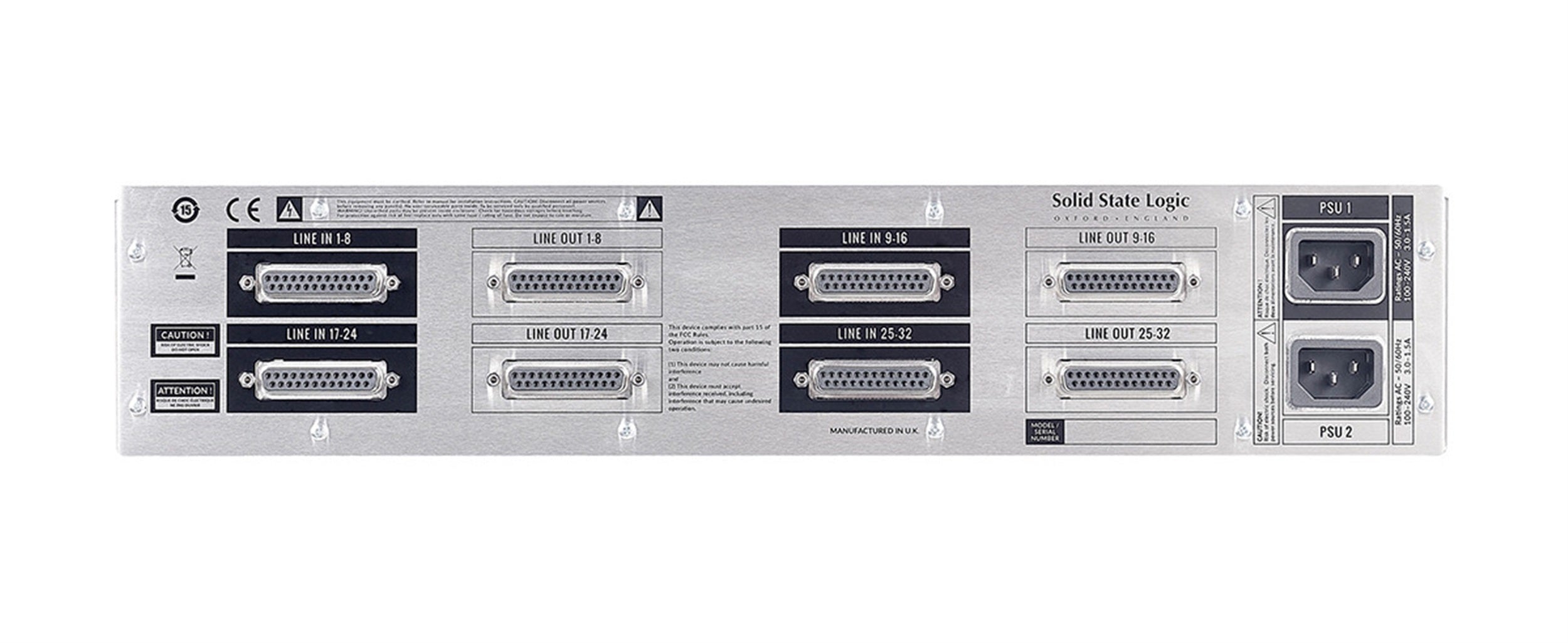 Solid State Logic A32 32-Channel Mixed Format I/O Audio Converter with Dante Interface by SSL