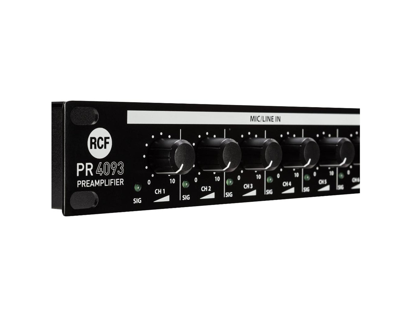 RCF PR 4093  Professional Preamplifier With 9-Inputs and 3-Outputs - Black by RCF