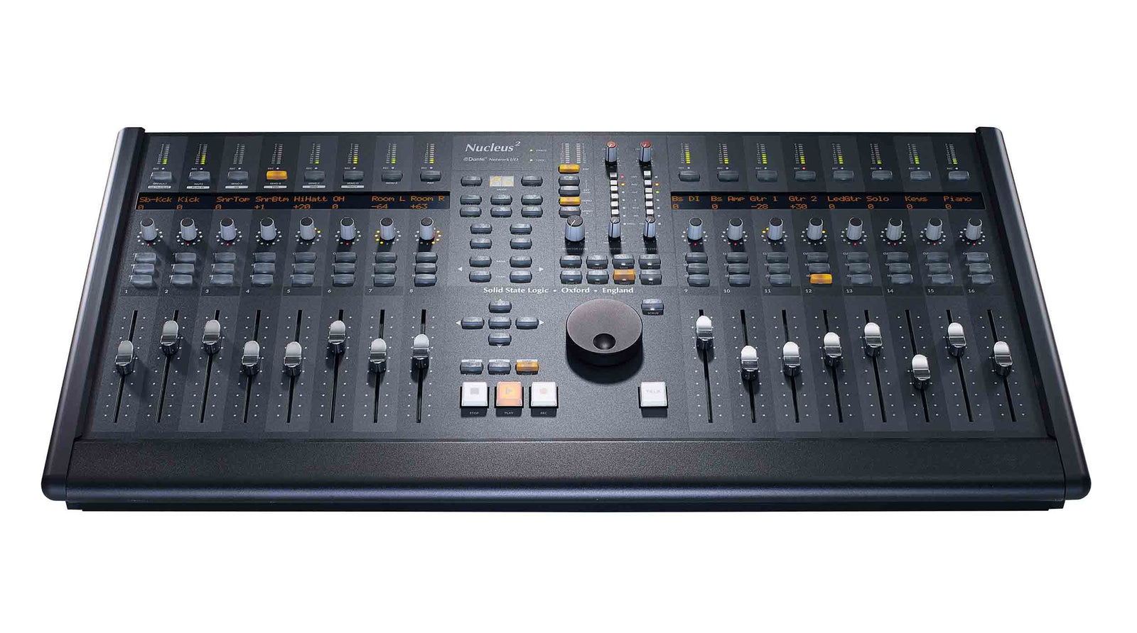 Solid State Logic NUCLEUS2 16-Fader DAW Controller with Dante Audio Interface by SSL