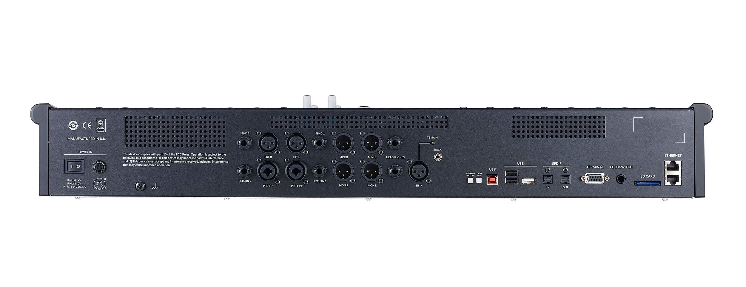 Solid State Logic NUCLEUS2 16-Fader DAW Controller with Dante Audio Interface by SSL