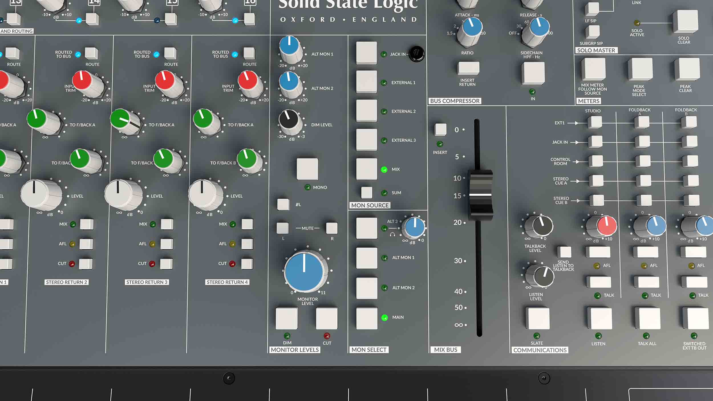 Solid State Logic ORIGIN 32-Channel Studio Console with PureDrive Preamps by SSL