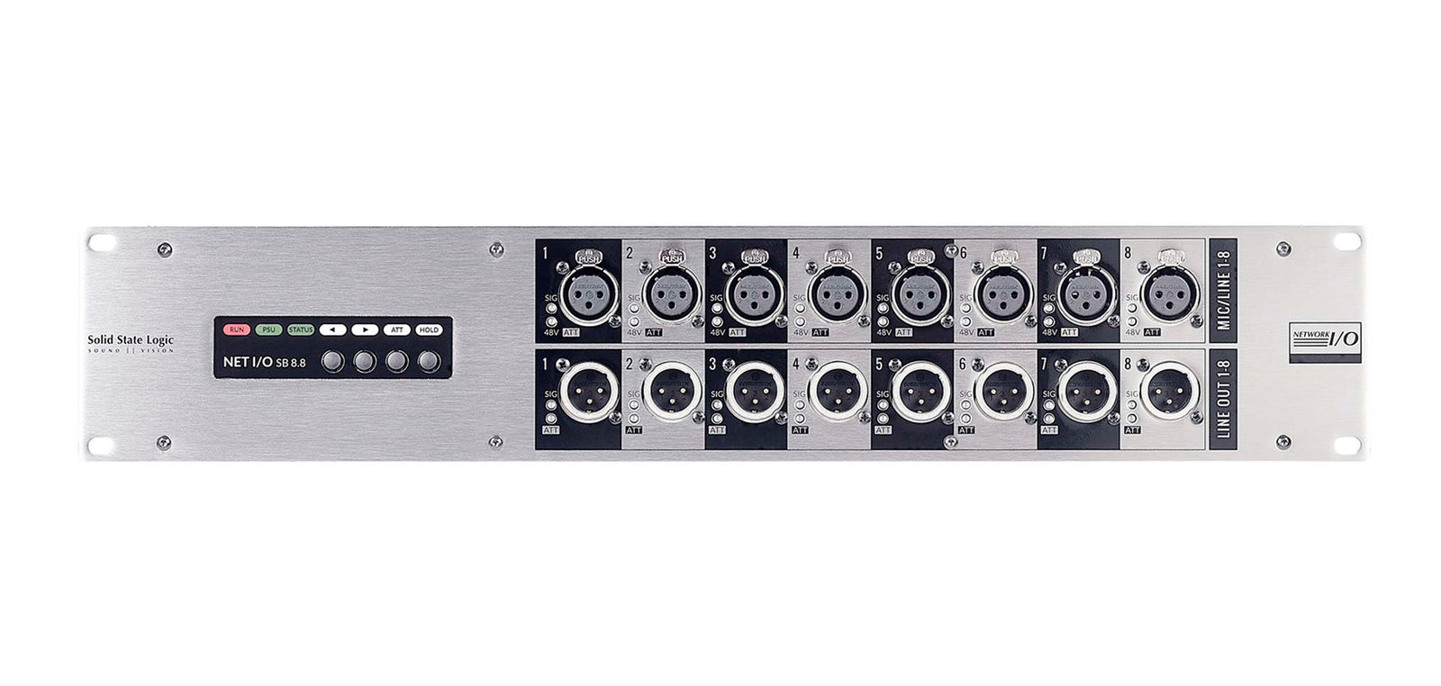 Solid State Logic SB 8.8 Network I/O Stagebox with 8 Mic/Line Inputs and Dante Connectivity by SSL