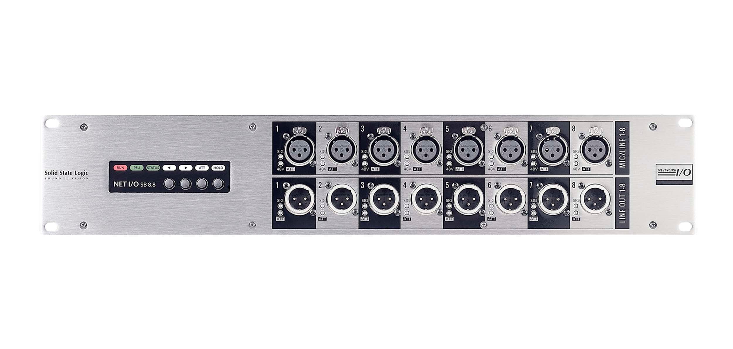 Solid State Logic SB 8.8 Network I/O Stagebox with 8 Mic/Line Inputs and Dante Connectivity by SSL