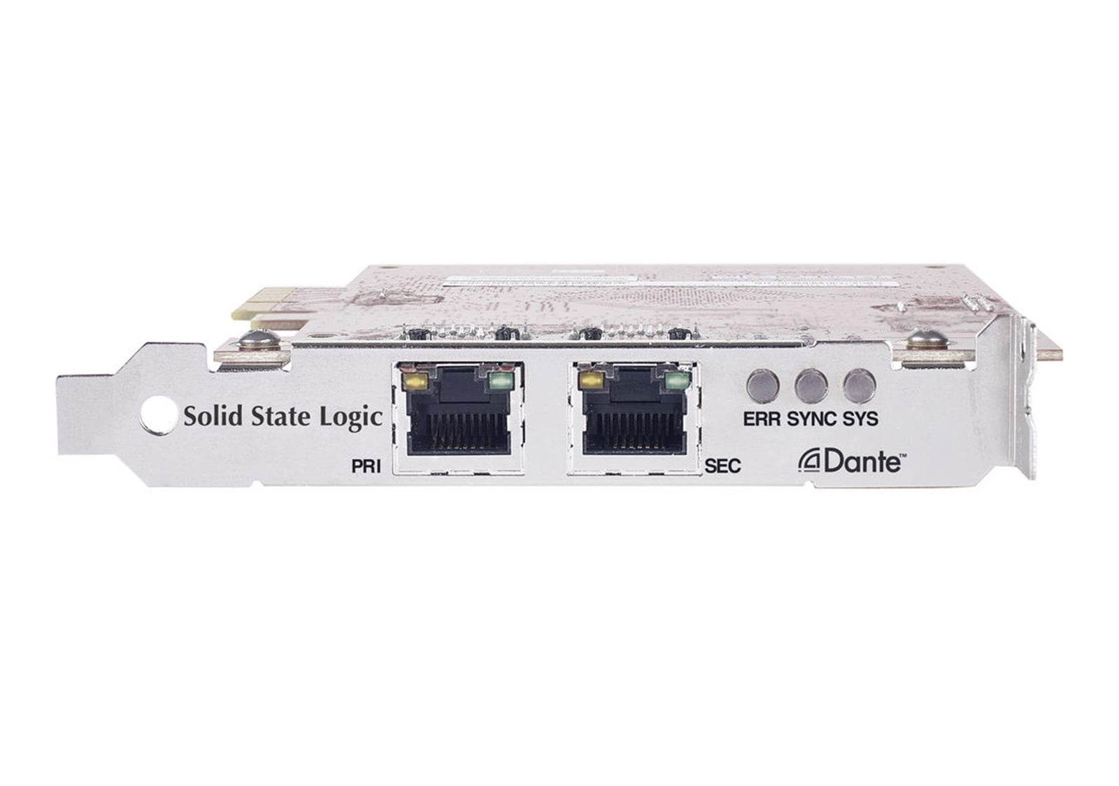 Solid State Logic Dante PCIeR Network I/O with High-Channel Dante PCIe Card by SSL