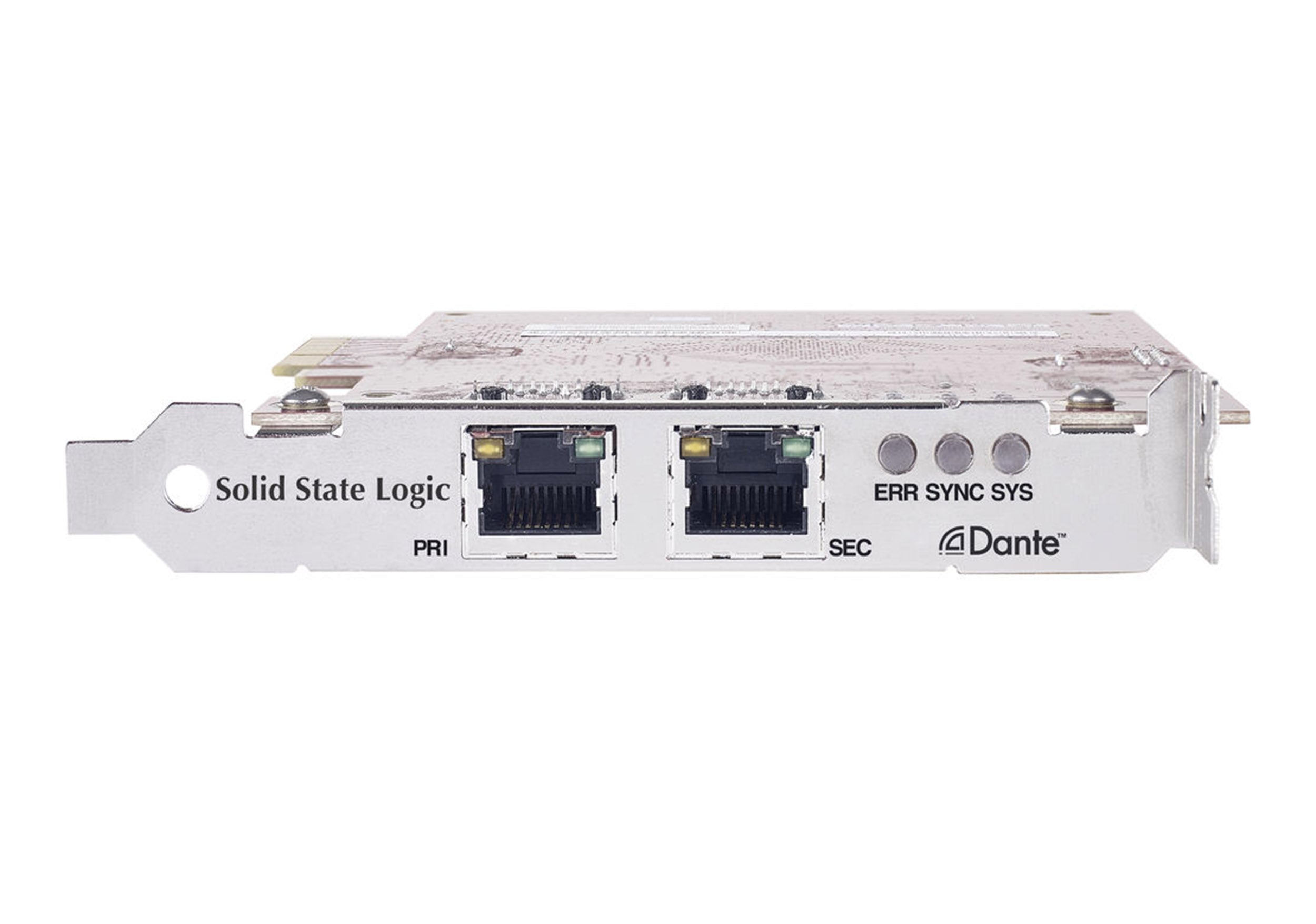 Solid State Logic Dante PCIeR Network I/O with High-Channel Dante PCIe Card by SSL