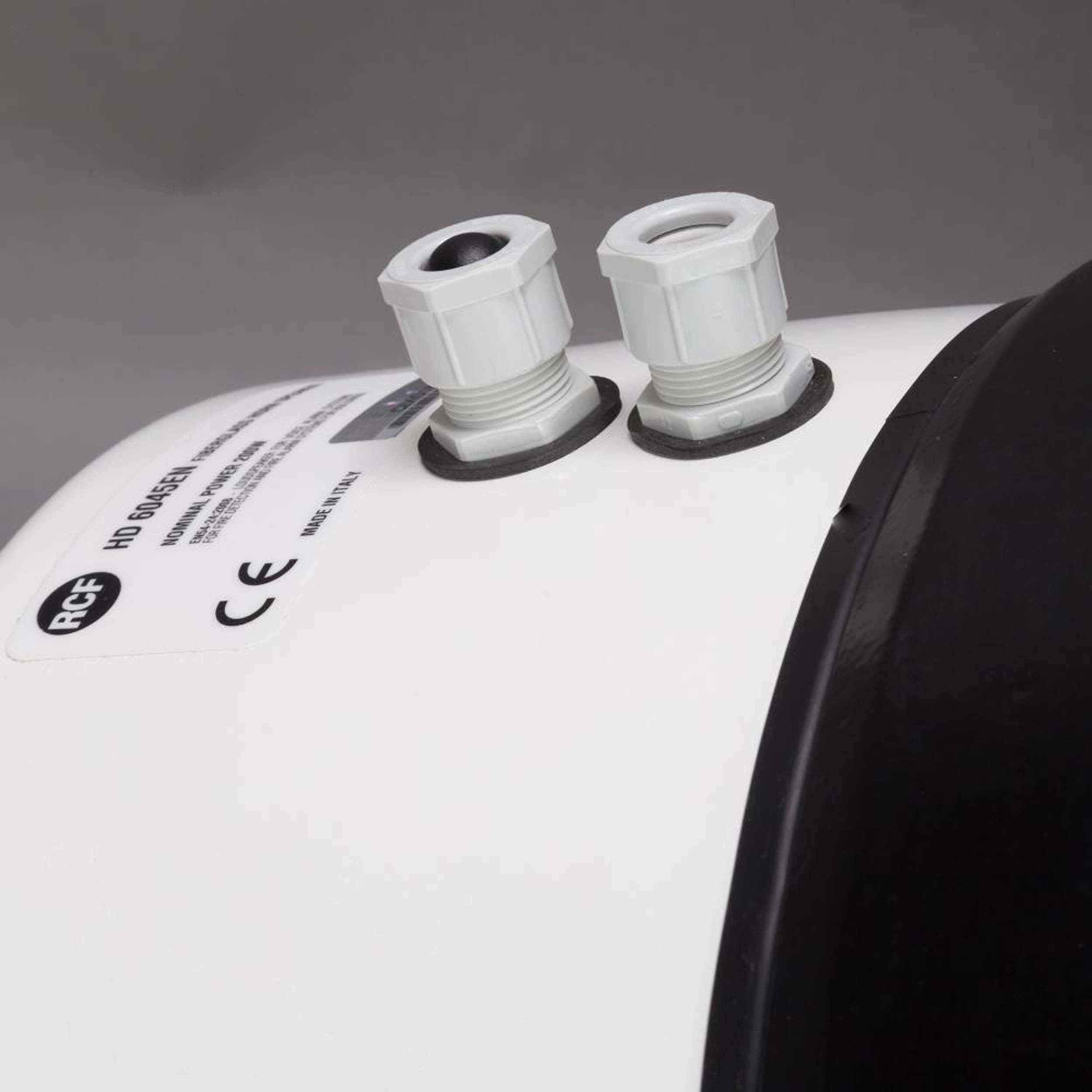 RCF HD 6045EN Passive 800 Watt Long Throw Fiberglass Horn Speaker - White by RCF