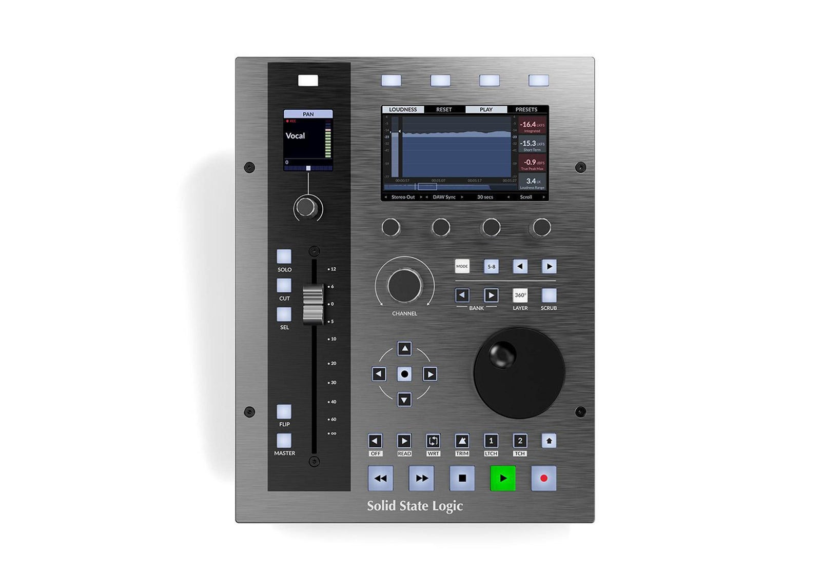 Solid State Logic UF1 DAW Controller Single-Fader Surface with SSL 360° Integration by SSL