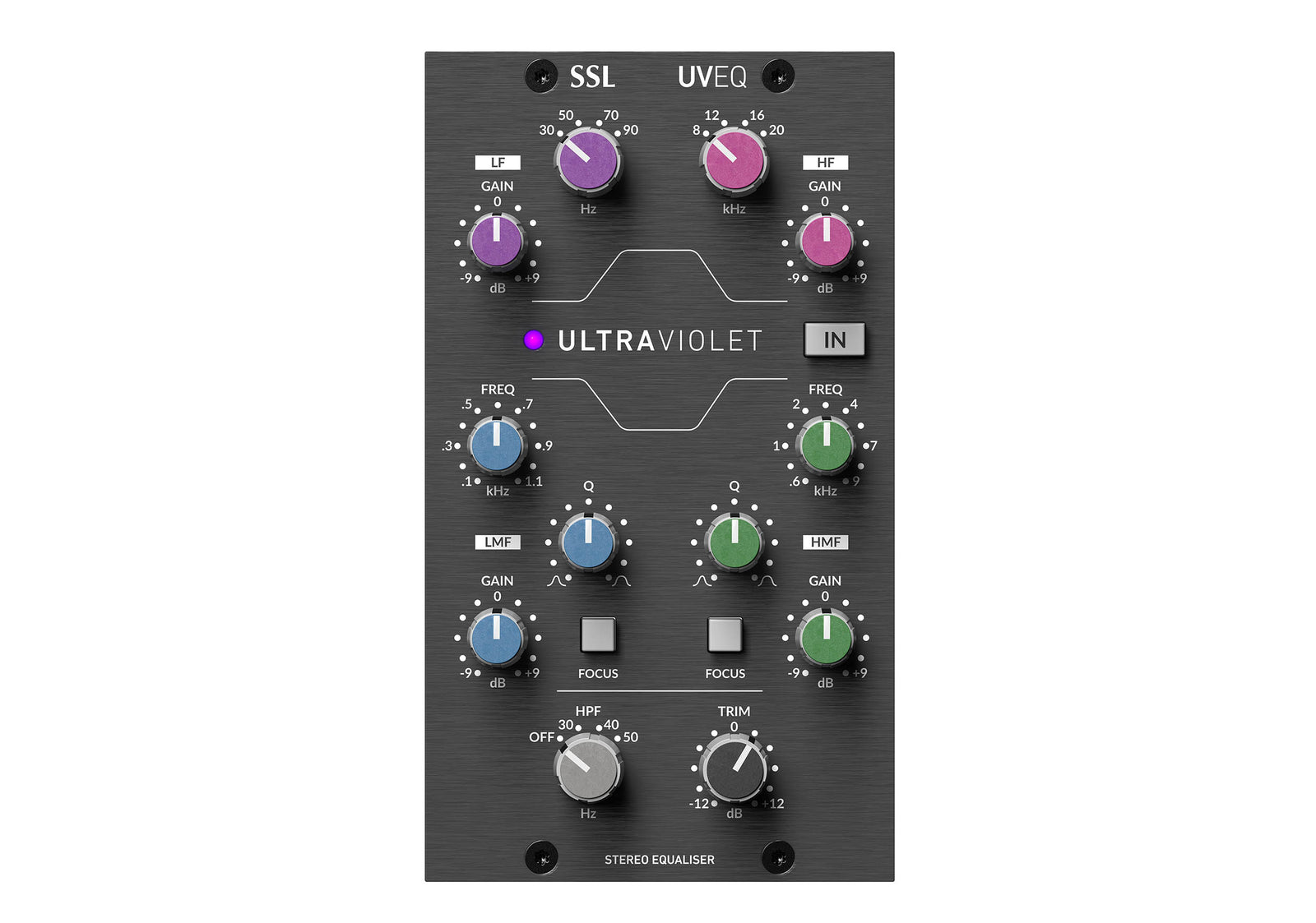 Solid State Logic 500-Series UltraViolet Stereo Equalizer Module by SSL