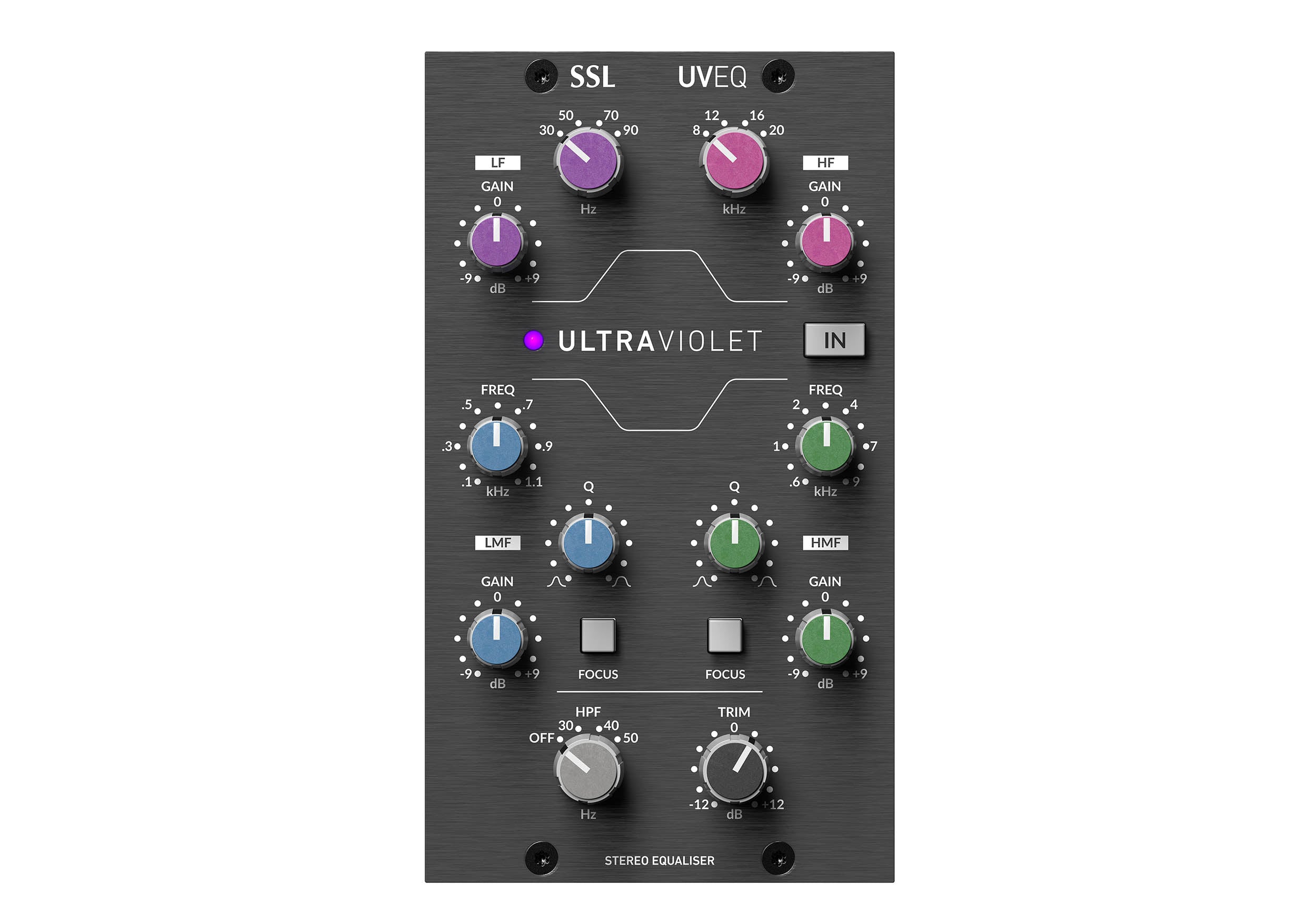Solid State Logic 500-Series UltraViolet Stereo Equalizer Module by SSL