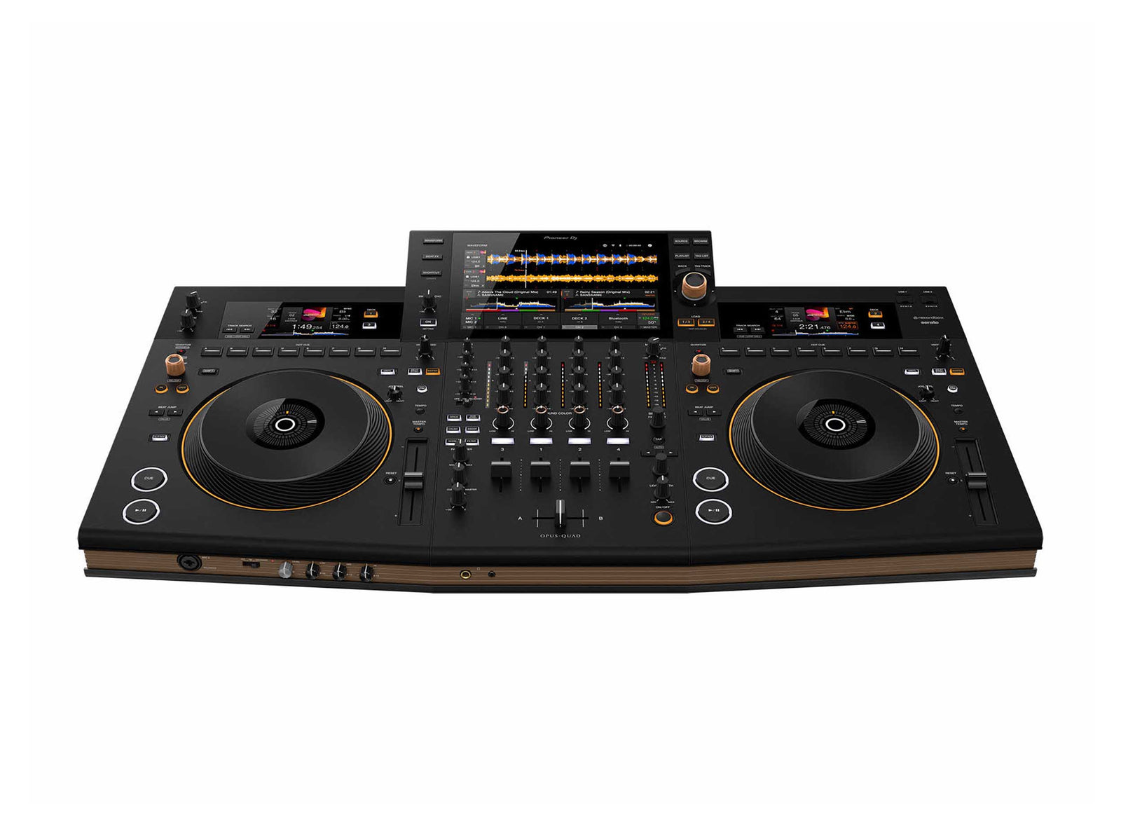 Pioneer OPUS-QUAD Professional All-In-One DJ System with Decksaver Polycarbonate Protection Cover by Pioneer DJ