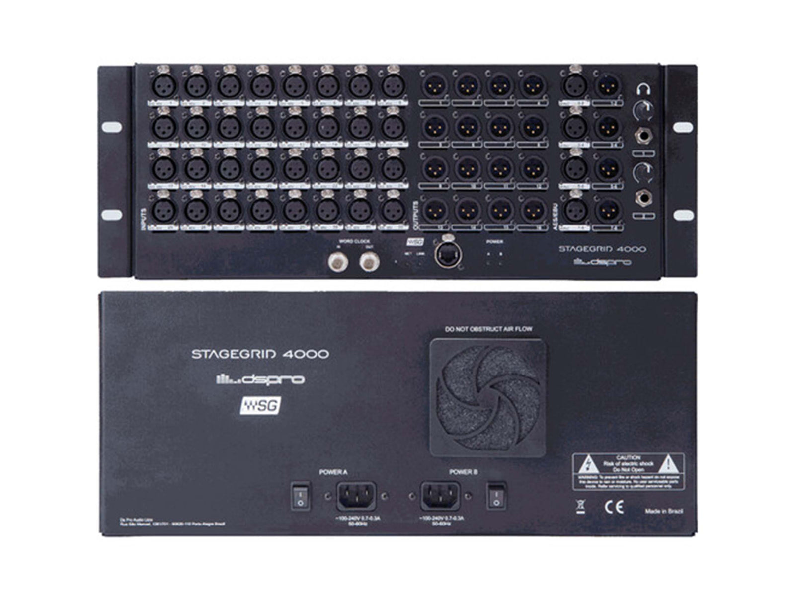 Waves CMBLVDSP64R1 eMotion LV1 64-Channel Mixer System with Extreme Server-C, 64-Input Stagebox by Waves