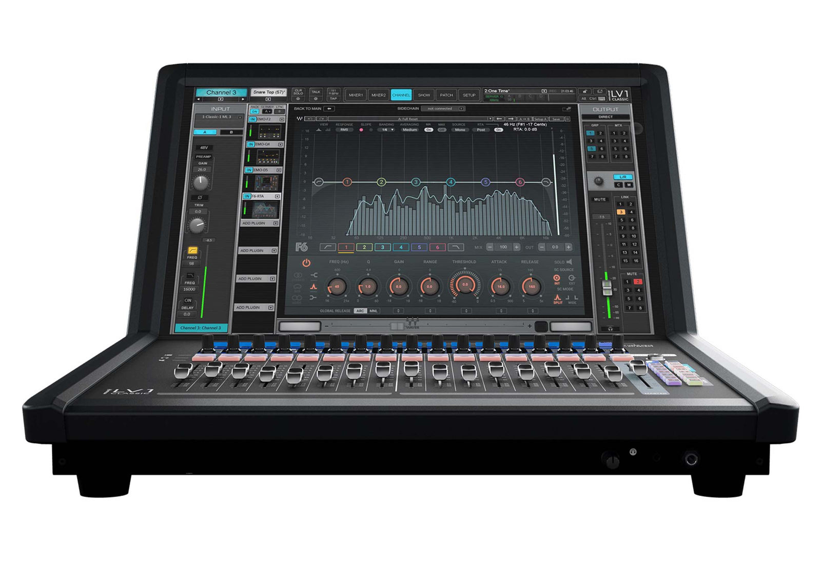 Waves AIOCL eMotion LV1 Classic 64-Channel Live Mixer with 16 Signature Preamps by Waves