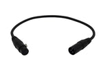 Bauer DMX 3 Pin Male to 5 Pin Female 1.6' FT by Bauer