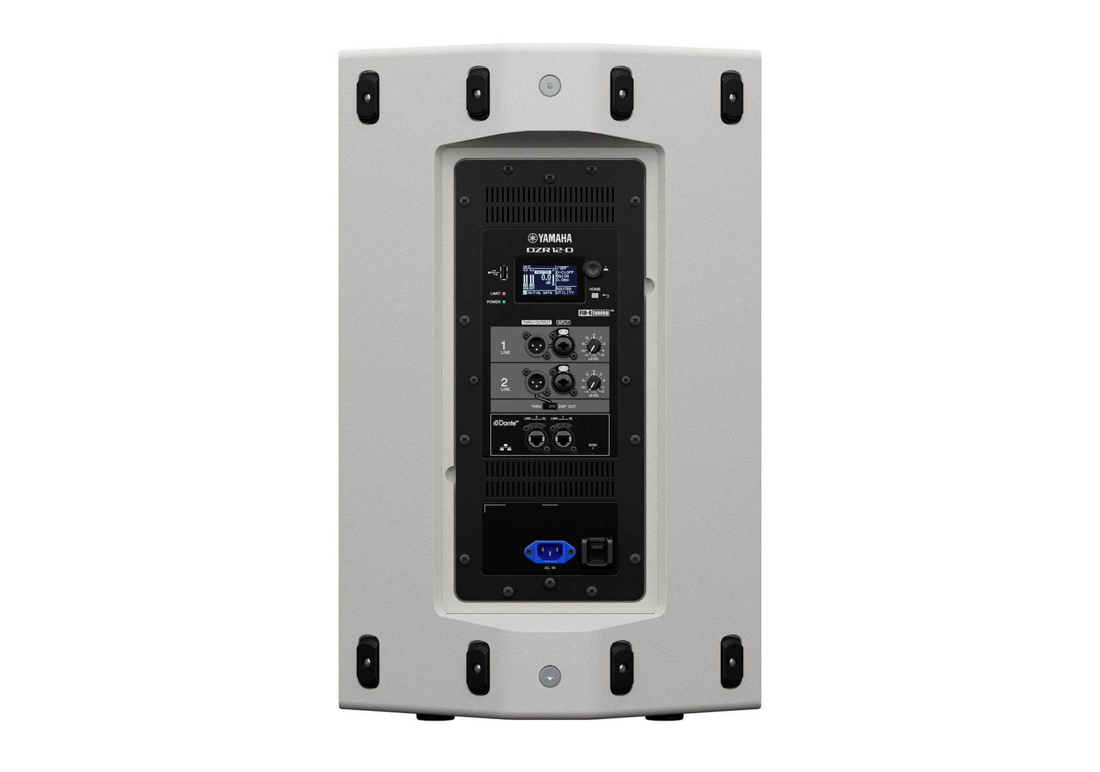Yamaha DZR12-DW 12" Two-Way Powered LoudSpeaker, Dante Equipped - White by Yamaha