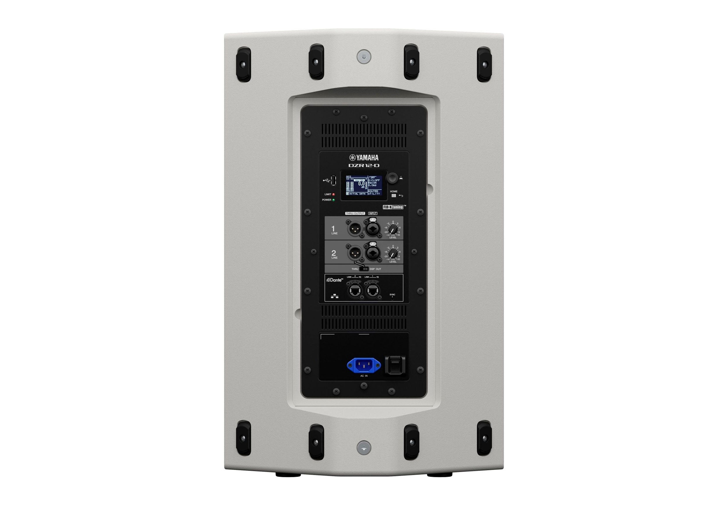 Yamaha DZR12-DW 12" Two-Way Powered LoudSpeaker, Dante Equipped - White by Yamaha