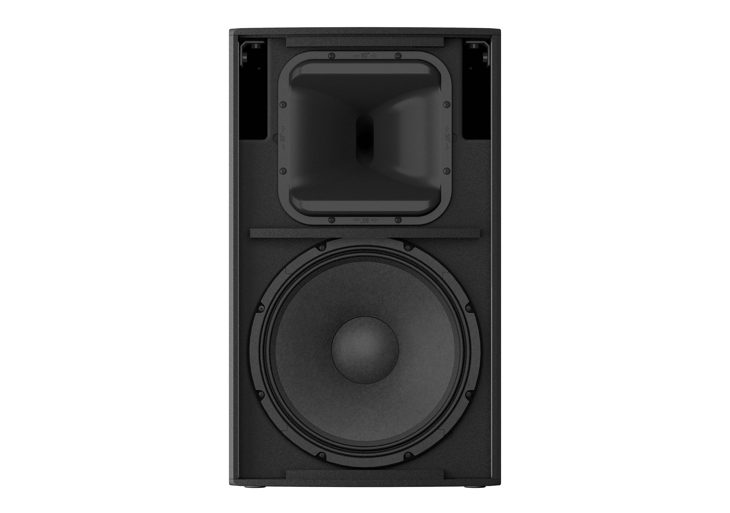 Yamaha DZR15-D 15" Two-Way Powered LoudSpeaker, Dante Equipped - Black by Yamaha