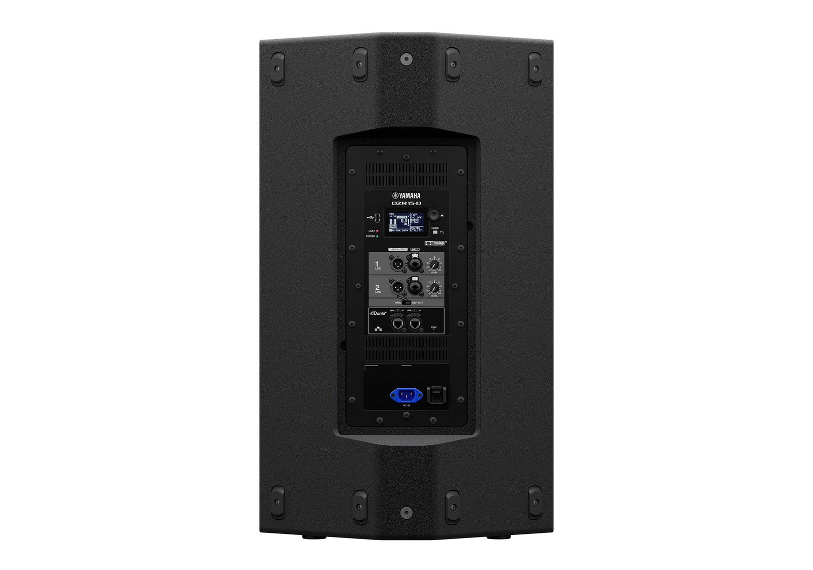 Yamaha DZR15-D 15" Two-Way Powered LoudSpeaker, Dante Equipped - Black by Yamaha