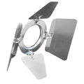Odyssey LSPAR16BDP Polish Aluminum Barn Door for Par 16 Light Fixtures by Odyssey