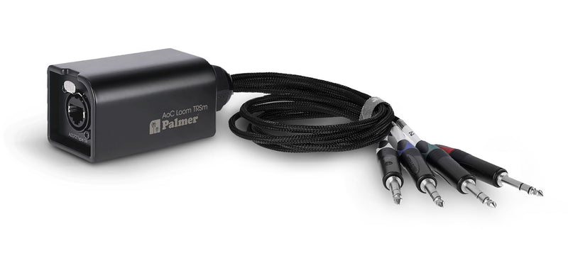 Palmer PAOCLTRSM, Audio over Cat Loom from Ethercon to 4 x 6.3 mm TRS Jack by Palmer